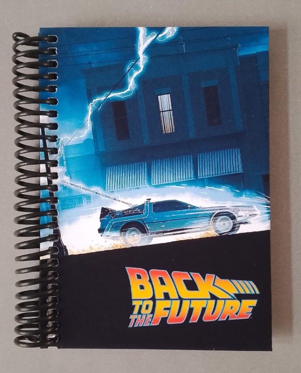 Producto - Libreta Cuaderno A6 de Volver al Futuro. Back to the future.