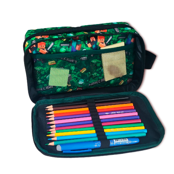 Producto - Cartuchera multiespacio - minecraft