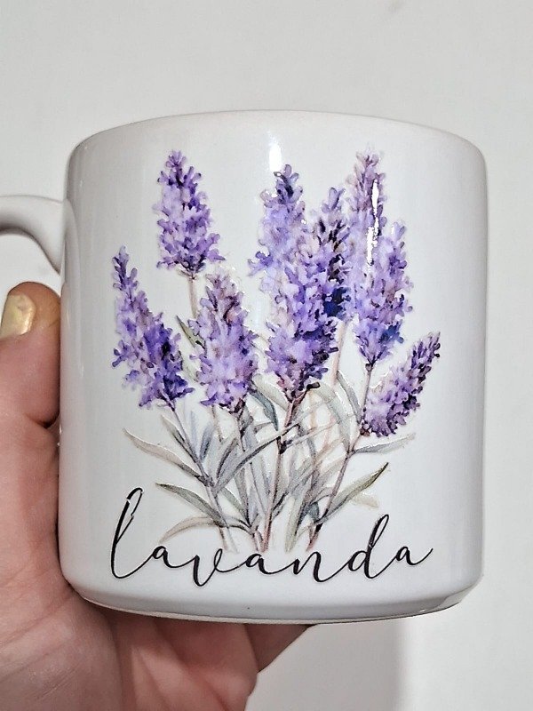 Producto - Taza ceramica lavanda