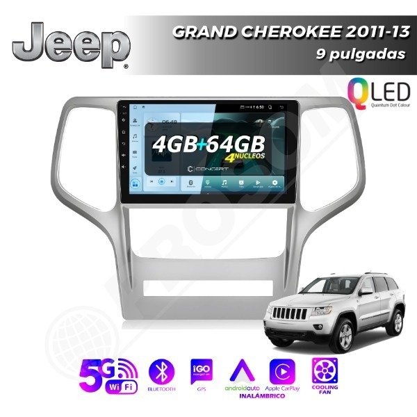 Producto - MULTIMEDIA JEEP GRAND CHEROKEE 2011/13 - 9" CON CAR PLAY Y ANDROID AUTO