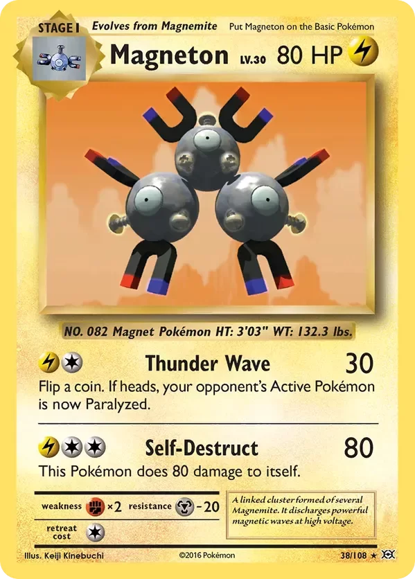 Producto - Magneton - 38/108 - Evolutions Normal No Holo Deck Exclusive