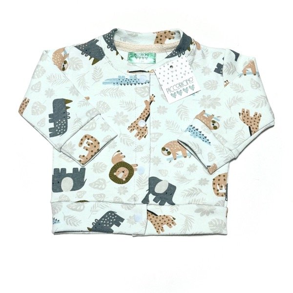 Producto - Campera base interlock celeste animales