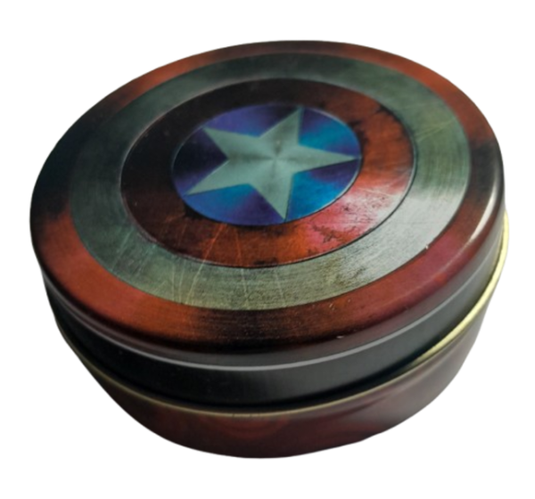 Producto - Lata litografiada Multiuso Con Licencia Capitan America Avengers