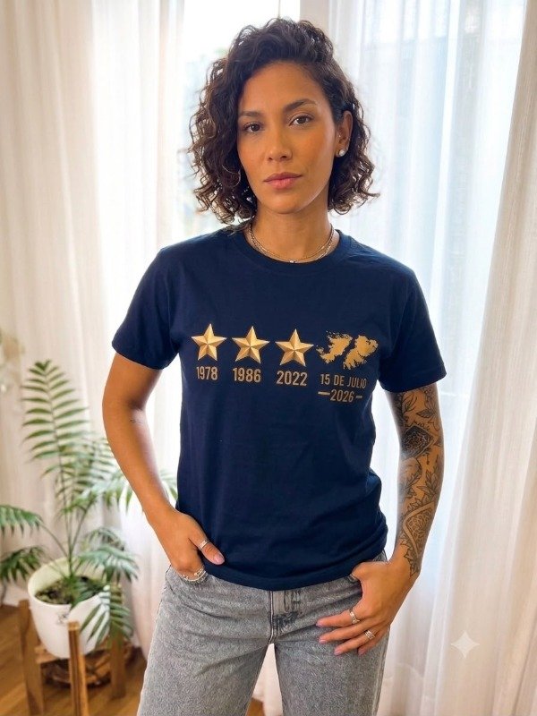 Producto - Remera 4 estrella LAS MALVINAS - 1
