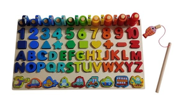 Producto - Abaco de encastre de números y letras