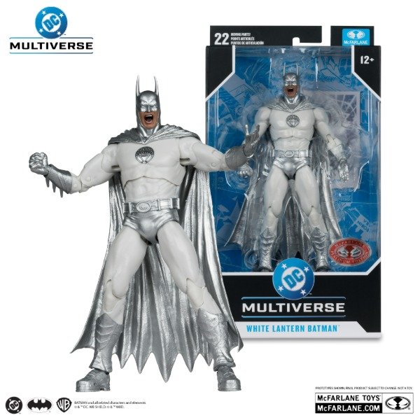 Producto - DC Comics Multiverse Batman Brightest Day White Lantern Batman Red Platinum Ed - 0