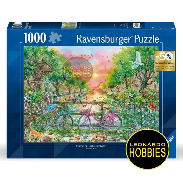 Producto - Bicicletas de Ensueño en Ámsterdam 1000 Piezas Ravensburger 12001089