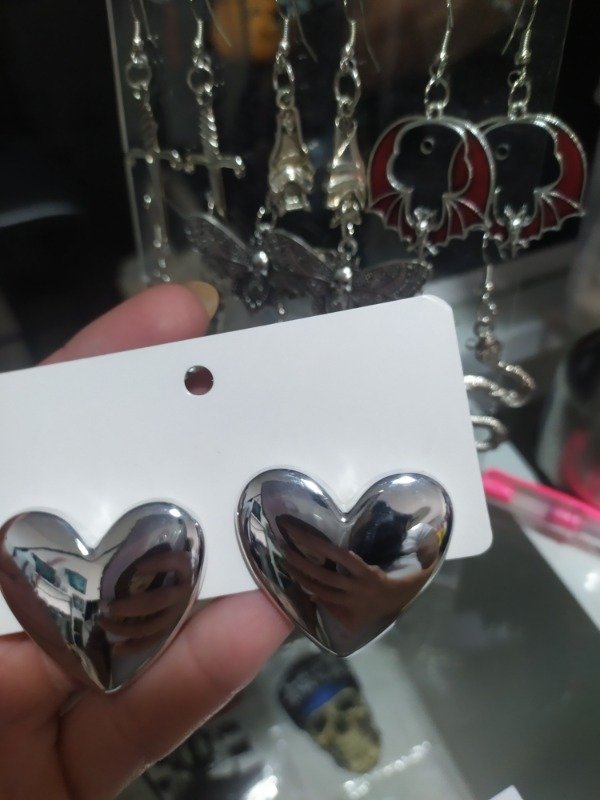 Producto - Aros corazon grande