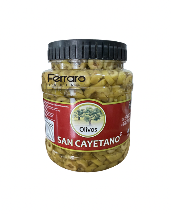 Producto - Aceituna rodaja 1kg San Cayetano