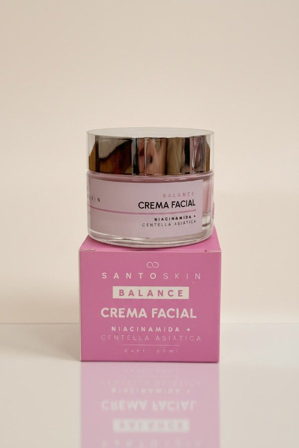 Producto - Santo Skin Crema Facial Humectante Balance Niacinamida y Centella Asiática 50ml