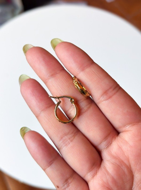 Producto - ARGOLLAS CON RELIEVE 14MM