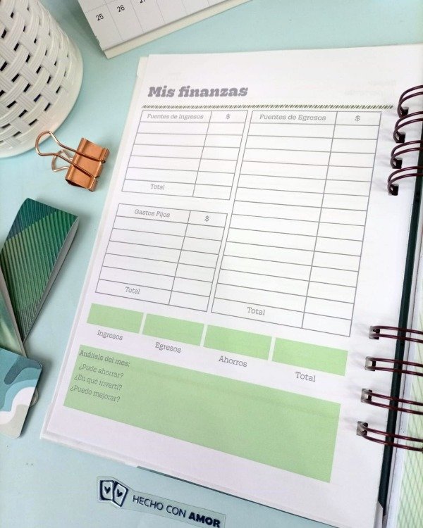 Producto - Agenda semanal Vertical Nova - 9