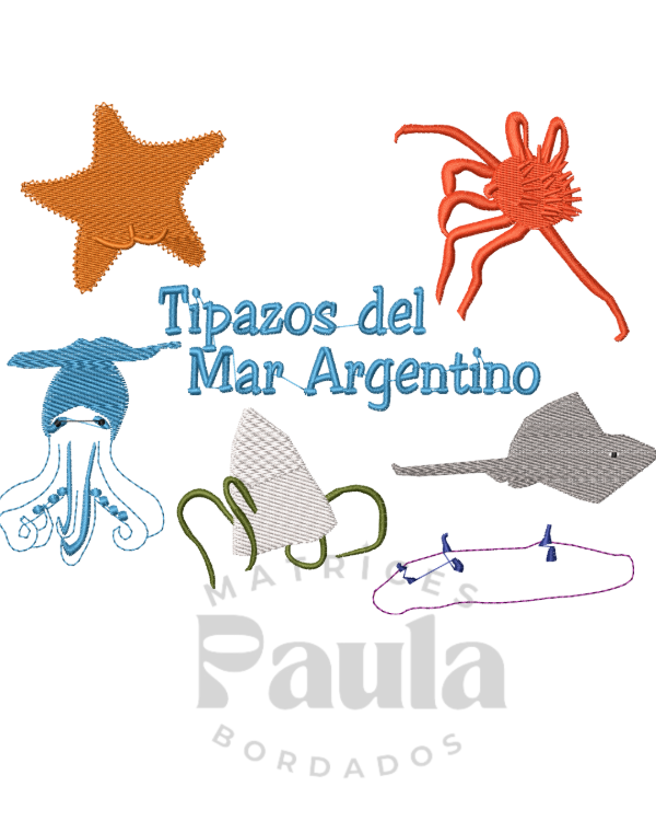 Producto - Set X6 Tipazos del Mar Argentino