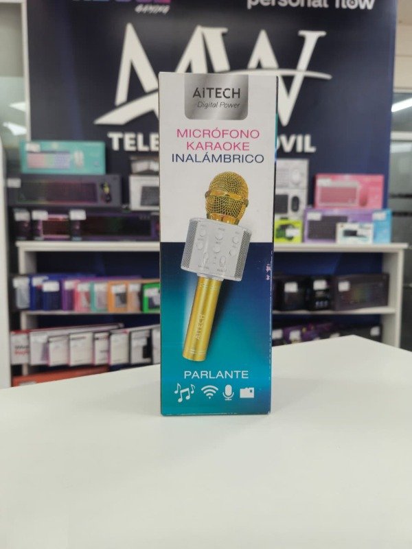 Producto - Microfono Karaoke Inalambrico con Parlante Aitech AIMI010052X