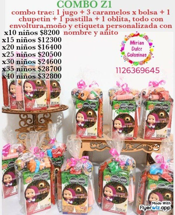 Producto - Combo Masha y oso z1