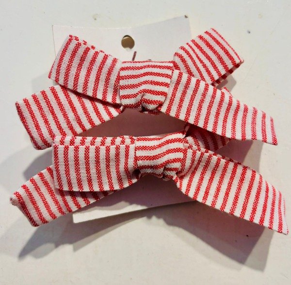 Producto - Par moño rayas