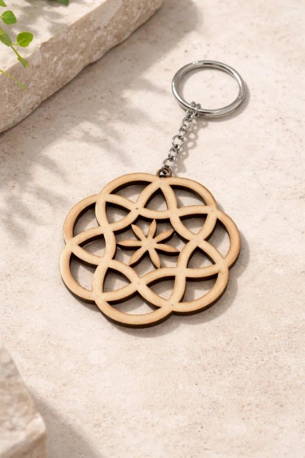 Producto - Mandala flor de la vida para llavero x 10 unidades