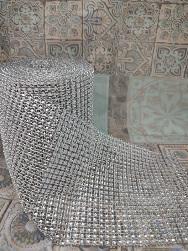 Producto - Falso strass plateado