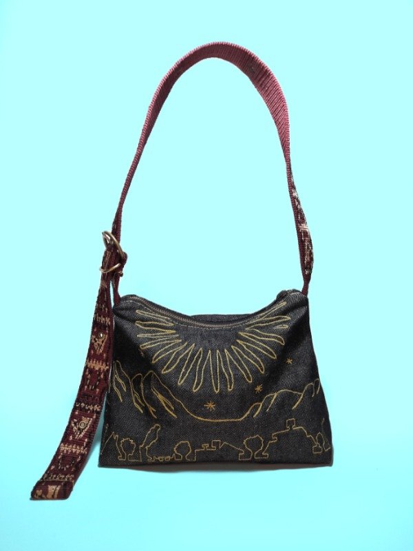 Producto - Carterita "Mi País" denim