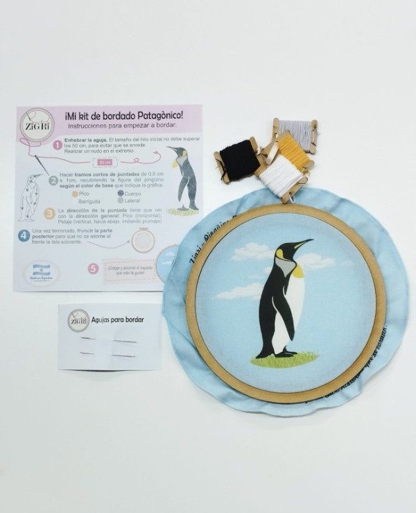 Producto - Kit de Bordado Fauna Fueguino