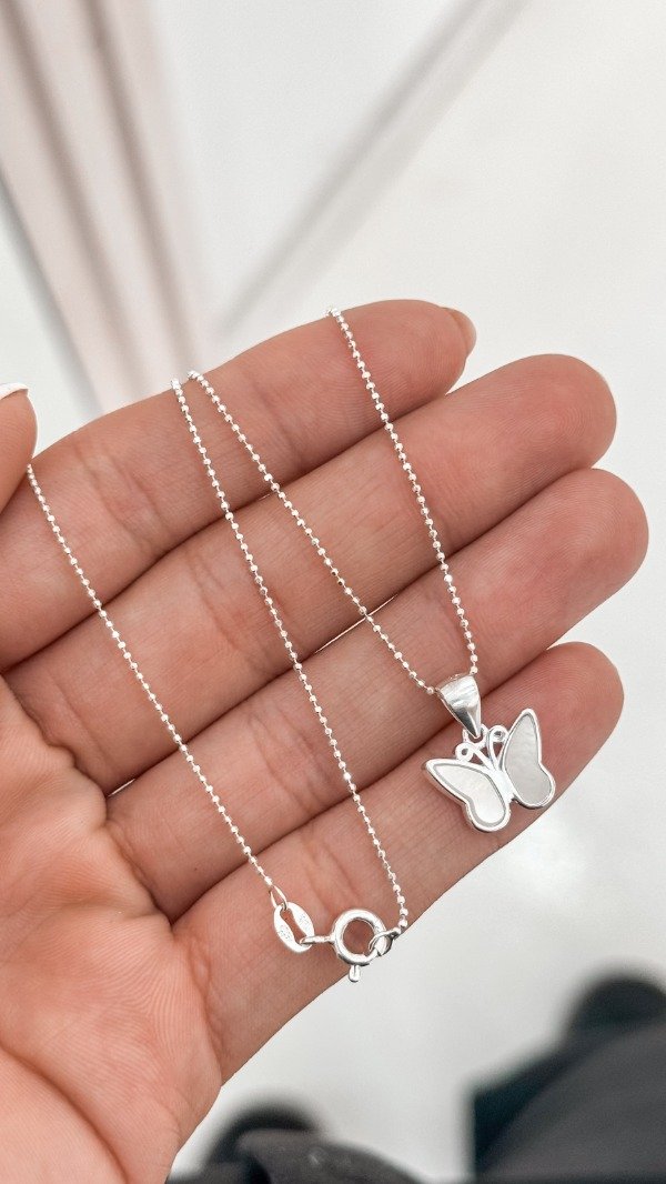 Producto - Conjunto mariposa nacar 45cm