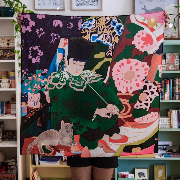 Producto - Textil Estampa Opium - Santiago Paredes