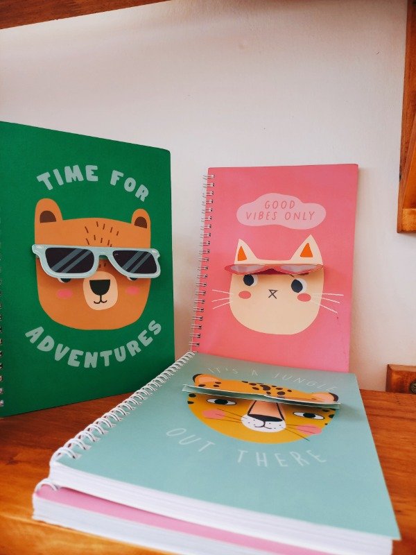 Producto - Cuaderno animales con anteojos