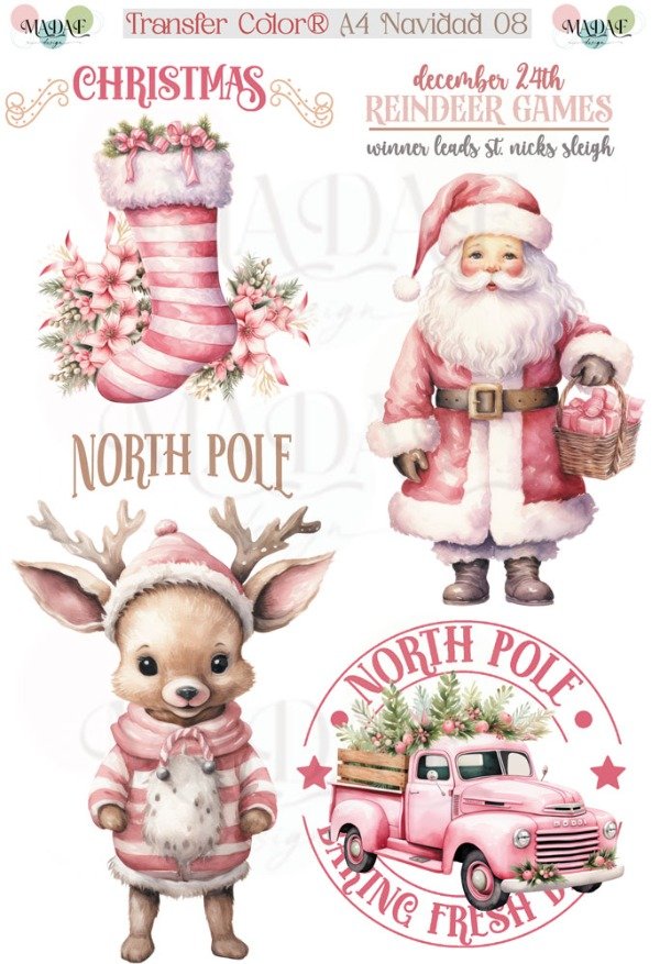 Producto - TRANSFER COLOR A4 NAVIDAD 08