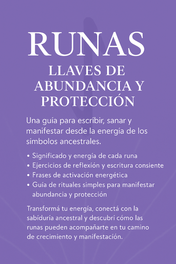 Producto - GUÍA DE RUNAS: Llaves de Abundancia y Protección