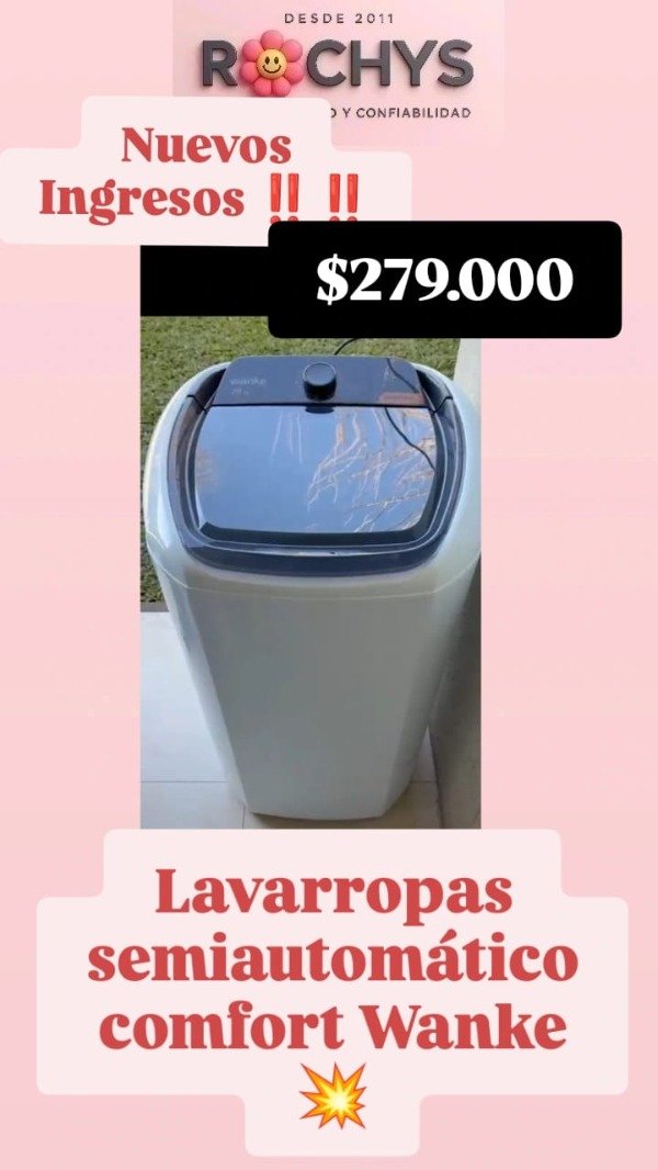 Producto - LAVARROPA SEMIAUTOMATICO COMFORT WANKE