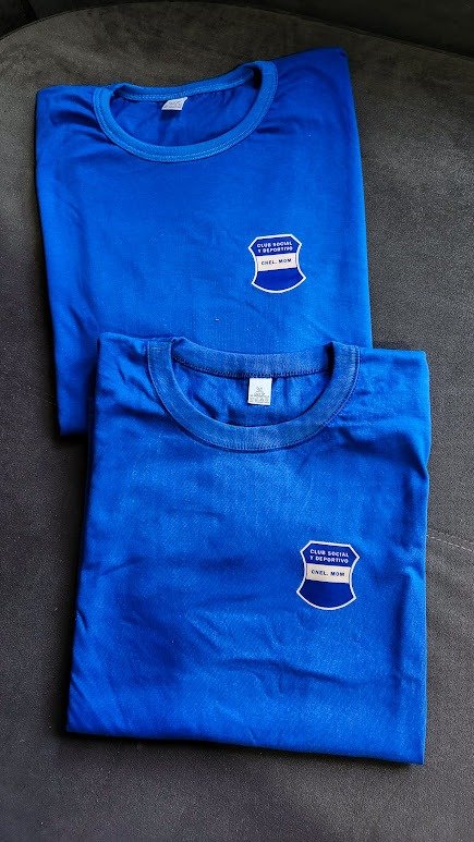 Producto - Remera recta AZUL FRANCIA
