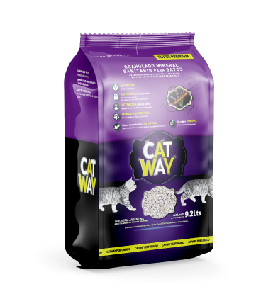 Producto - Piedras Sanitarias Cat Way Lavanda 9,2 lts