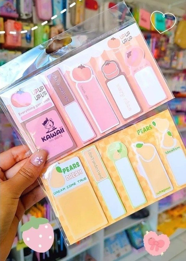 Producto - Notas Adhesivas de Frutas x12