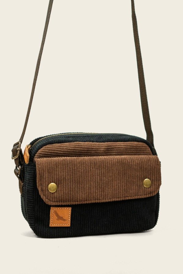 Producto - Bandolera Corderoy Chocolate