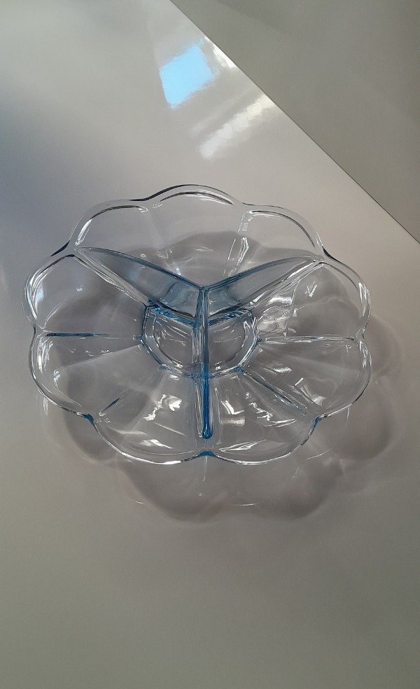 Producto - Copetinero vidrio azul