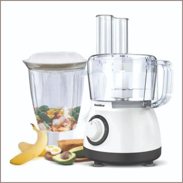 Producto - Multiprocesadora Eléctrica Goldstar Gldty-650 650w Con Licuadora Color Blanco
