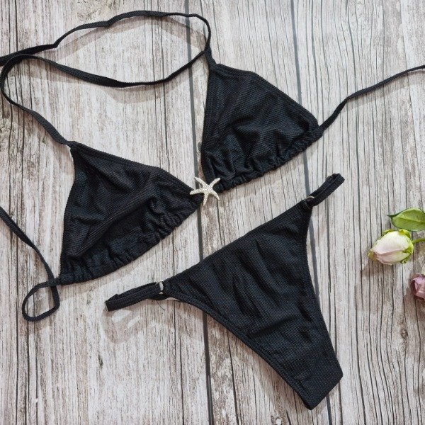 Producto - Bikini texturada estrella - talle 85