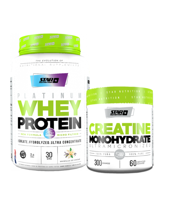 Producto - Proteína 1kg+Creatina 309gr Star Nutrion