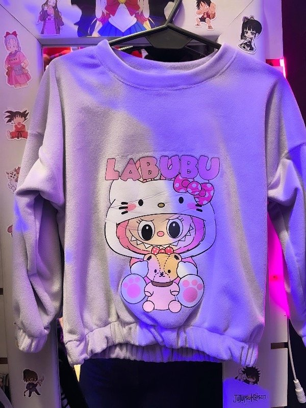 Producto - Buzo plush Labubu lila