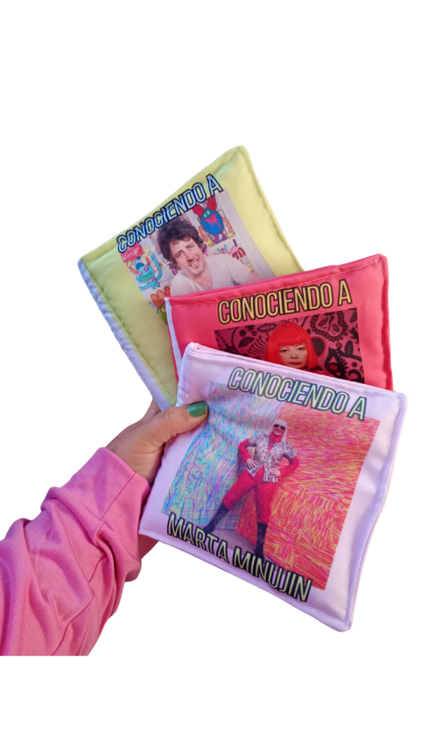 Producto - Libro de tela artistas personalizado (Fotos ilustrativas)