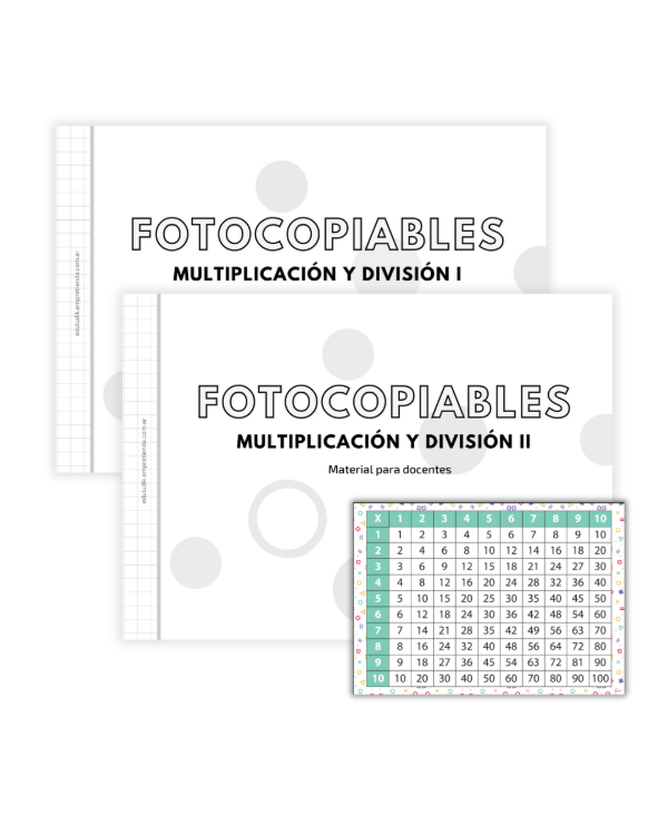 Producto - Combo: Fotocopiables I y II + Póster