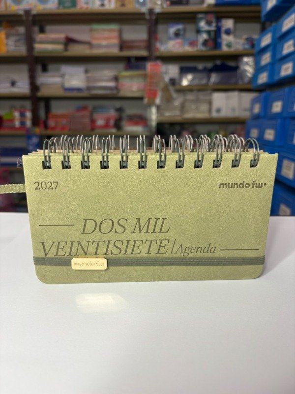 Producto - Agenda Semanal c/espiral POCKET 17x9,5cm - NEO - "Mundo FW" - 1