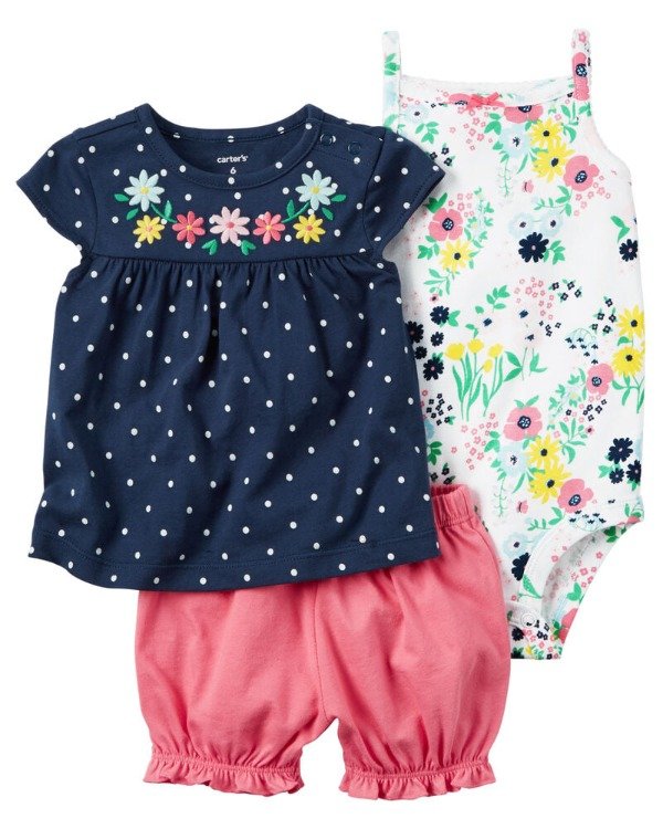 Producto - Trio Beba Verano Remera Azul