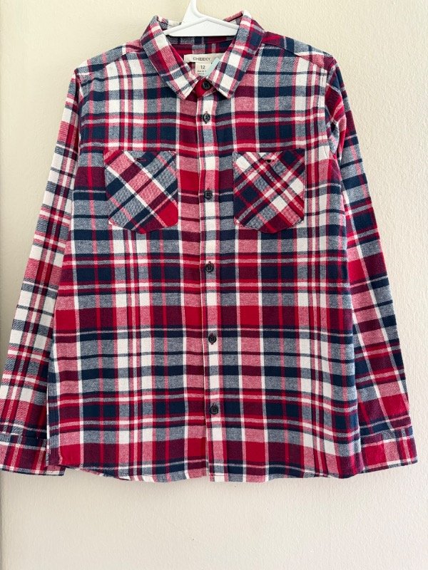 Producto - Camisa leñadora CHEEKY talle 12 cpm27