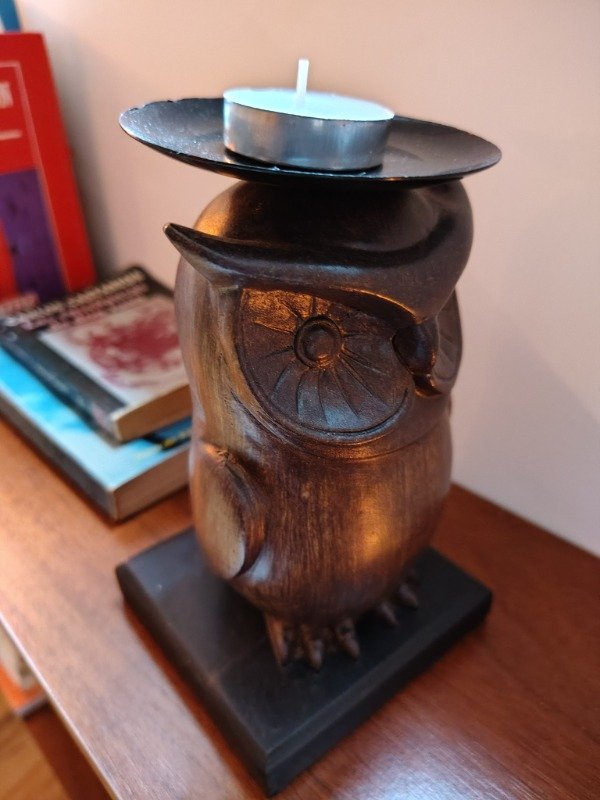 Producto - Porta vela Buho - 0
