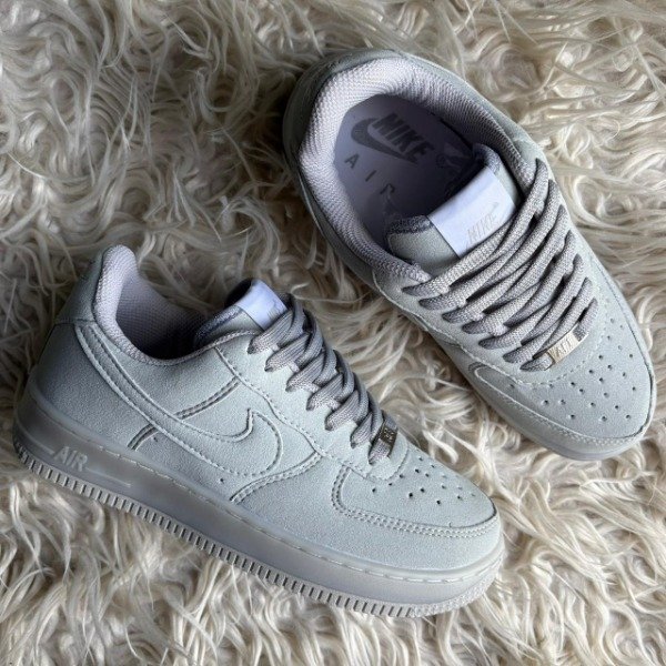 Producto - Air Force One Gris Gamuza
