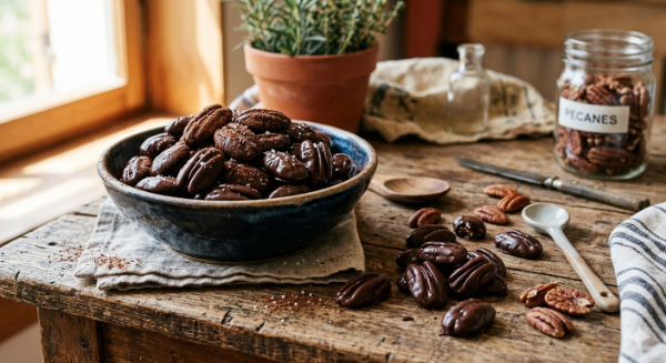 Producto - Pecanas bañadas en chocolate -50gr