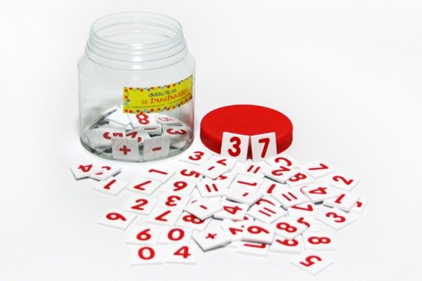 Producto - Números plásticos y signos x 95