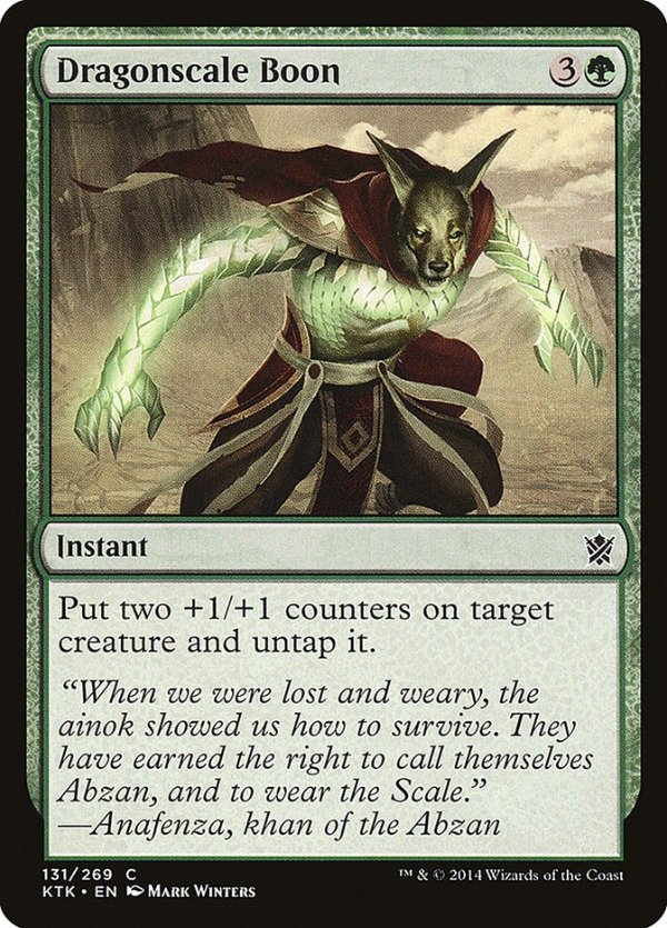 Producto - Dragonscale Boon  Khans of Tarkir