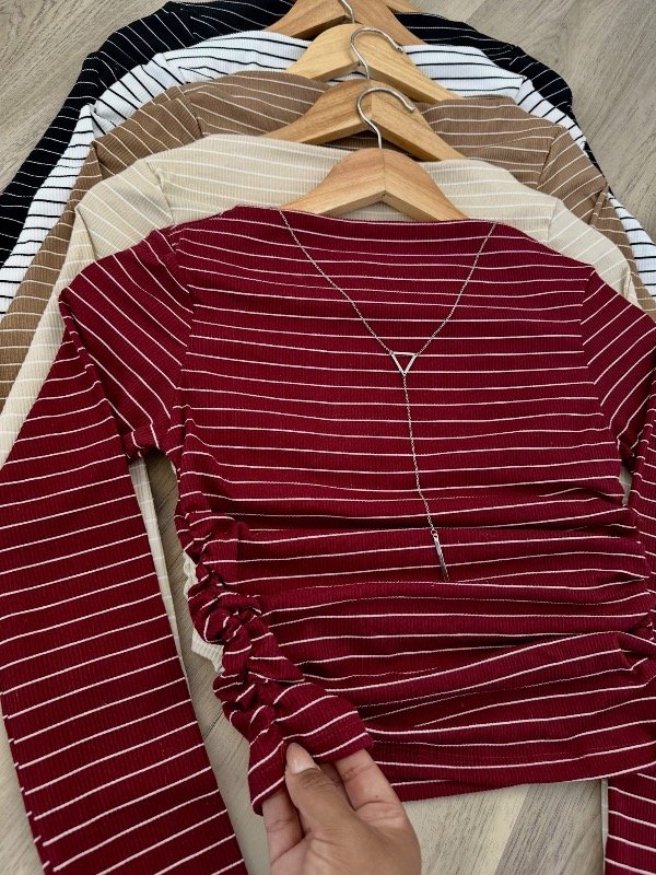 Producto - Camiseta rayas disponibles negros